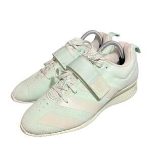 adidas ADIPOWER Weightlifting Training Shoes Dash Green‎ EF2978 womens size 10.5